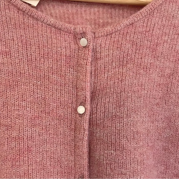 Sezane Pink Women's Sweater Cardigan - Picture 6 of 16
